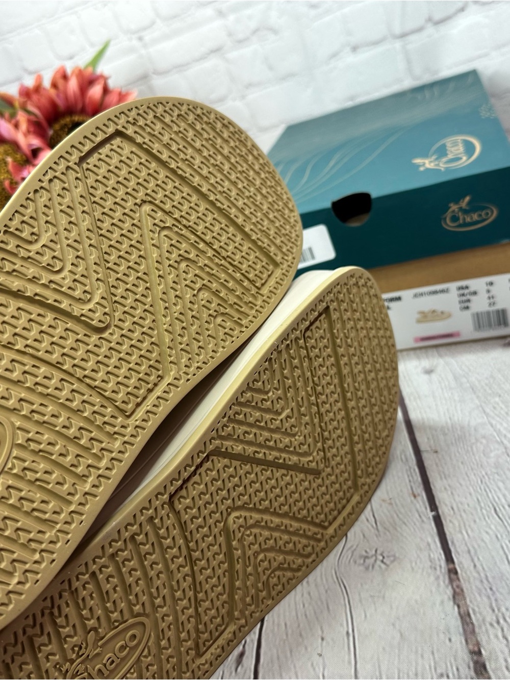 Chaco Townes Midform Suede Sandal — khaki women 10 gorpcore - Picture 6 of 9